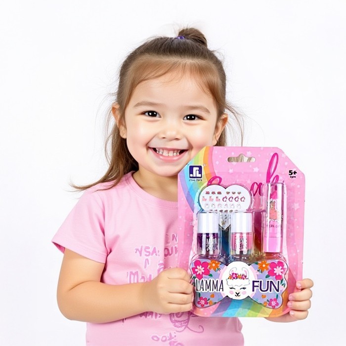 Make Up Παιδικό Σετ Μακιγιάζ Με Κραγιόν, Βερνίκια & Αυτοκόλλητα