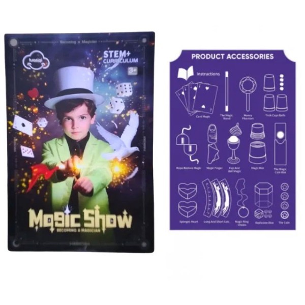 Magic Show Μαγικά Τρικ Σετ 14 Τεμ