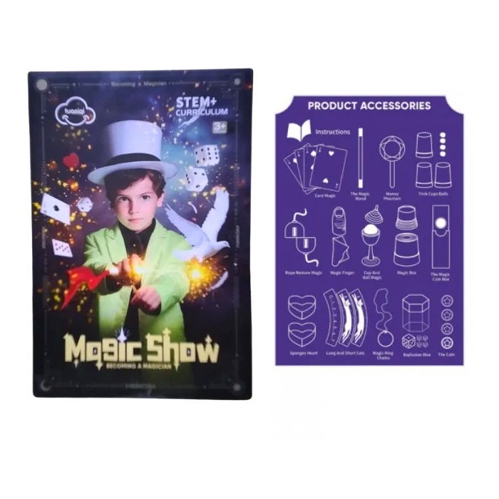 Magic Show Μαγικά Τρικ Σετ 14 Τεμ