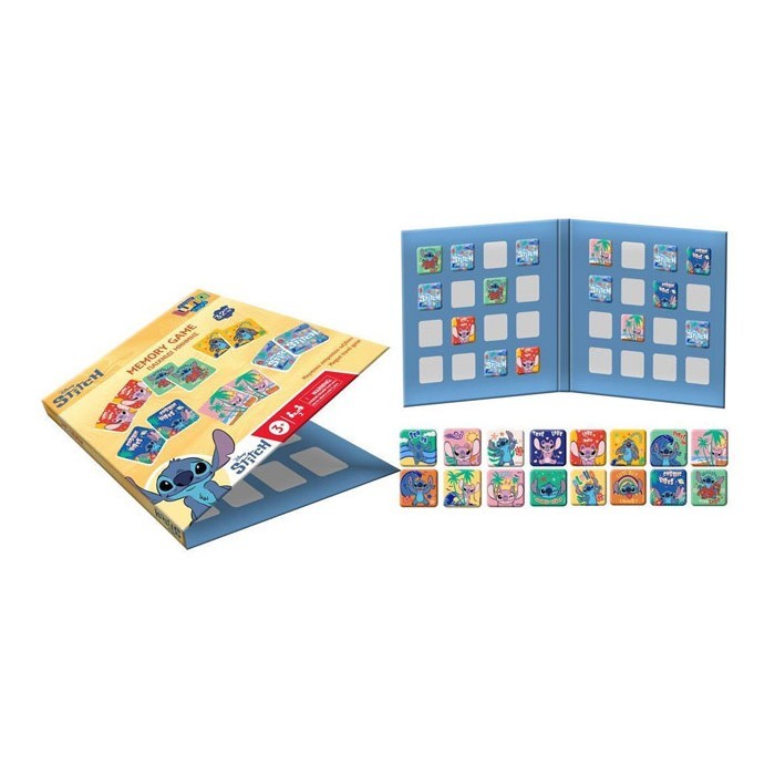 Lilo & Stitch Επιτραπέζιο Μαγνητικό Παιχνίδι Μνήμης 17,5x17,5x20cm
