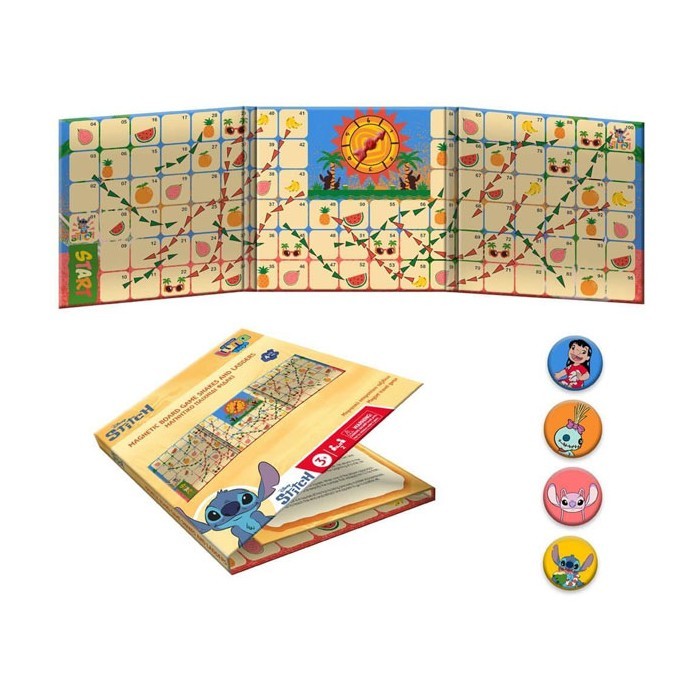 Lilo & Stitch Επιτραπέζιο Μαγνητικό Παιχνίδι Φιδάκι 17,5x17,5x20cm
