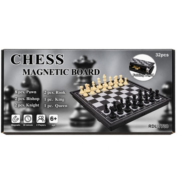 Magno Chess Μαγνητικό Τάβλι Σετ 32 Τεμάχια 6+