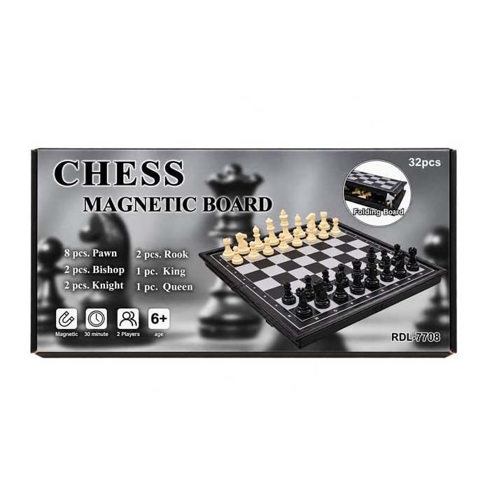 Magno Chess Μαγνητικό Τάβλι Σετ 32 Τεμάχια 6+
