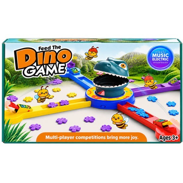 DinoGame Επιτραπέζιο Παιχνίδι Τάισε Τον Δεινόσαυρο 3+