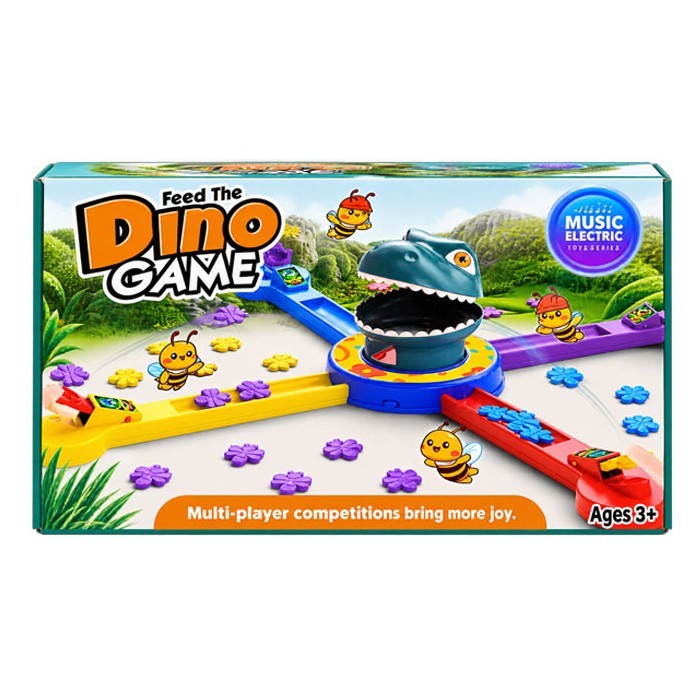 DinoGame Επιτραπέζιο Παιχνίδι Τάισε Τον Δεινόσαυρο 3+