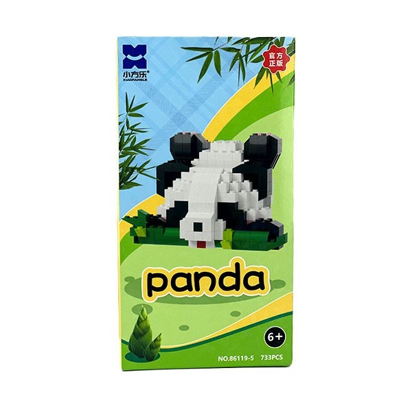 Panda Bricks Φιγούρα Από Τουβλάκια Έκπληξη Πράσινο