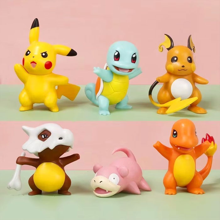 Pokemon Anime's Διακοσμητικές Φιγούρες 7cm
