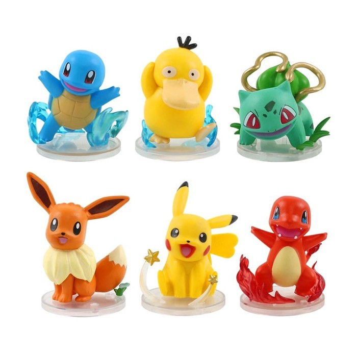 Pokemon Friends Διακοσμητικές Φιγούρες 7cm