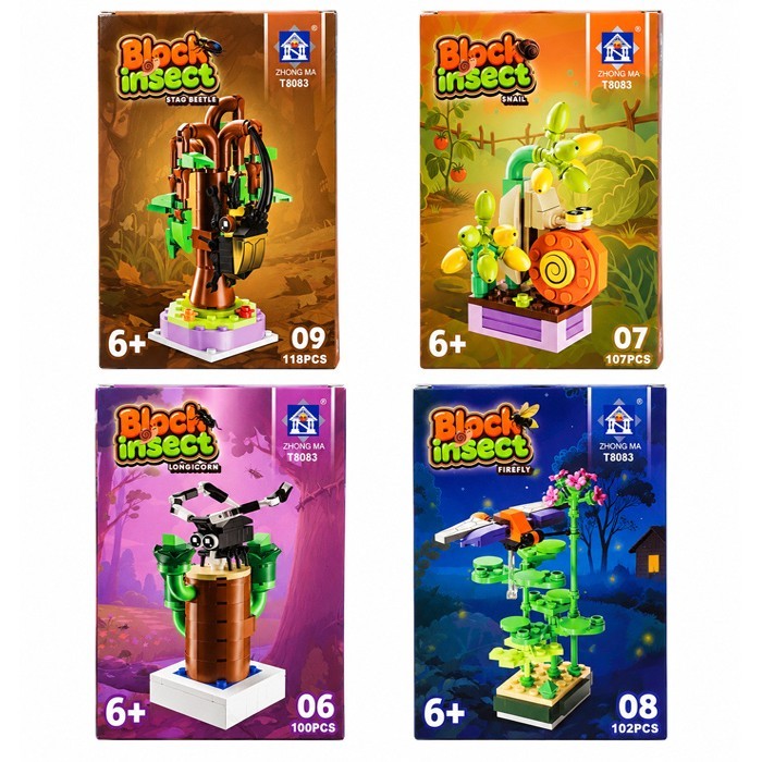 Block Insect Συναρμολογούμενα Ζωύφια 6+ Ετών