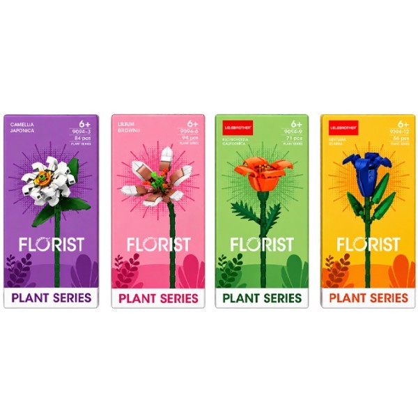 Green Florist Παιχνίδι Κατασκευών Με Τουβλάκια 6+ Ετών 