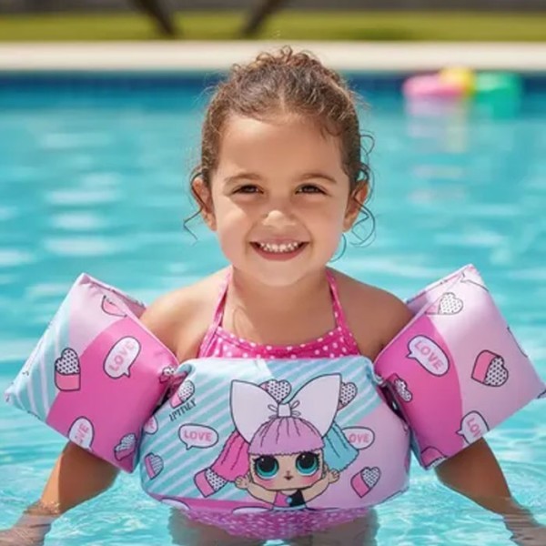 Swim Παιδικό Σωσίβιο 30cm Ροζ Κοριτσάκι