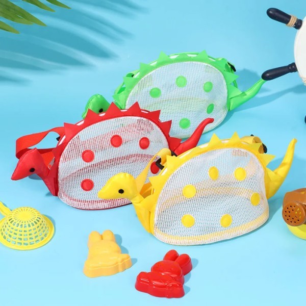 Dinobag Παιδική Τσάντα Παραλίας Για Παιχνίδια Τιρκουάζ