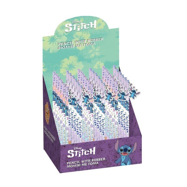 Crazy Stitch Μολύβι Με Γόμα 3D Αστέρια