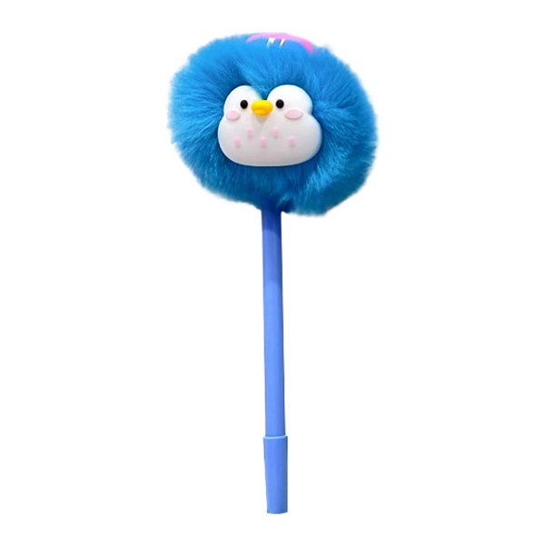 Diver Penguin Στυλό Με Γούνινο Πιγκουινάκι Μπλε