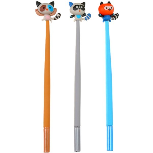 Raccoon Στυλό Gel Μαύρης Γραφής Μπλε