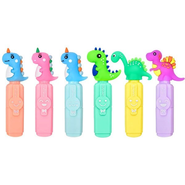 Dinosaur Highlighter Υπογραμμιστικό Νέον Πράσινο