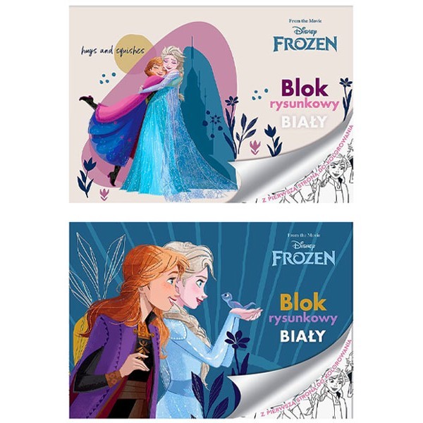 Frozen Μπλοκ Ζωγραφικής 20φυλλων A4 Λευκό (80gsm)