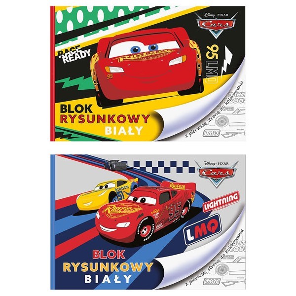 Cars Μπλοκ Ζωγραφικής 20 Φύλλων A4 (80gsm) One Car