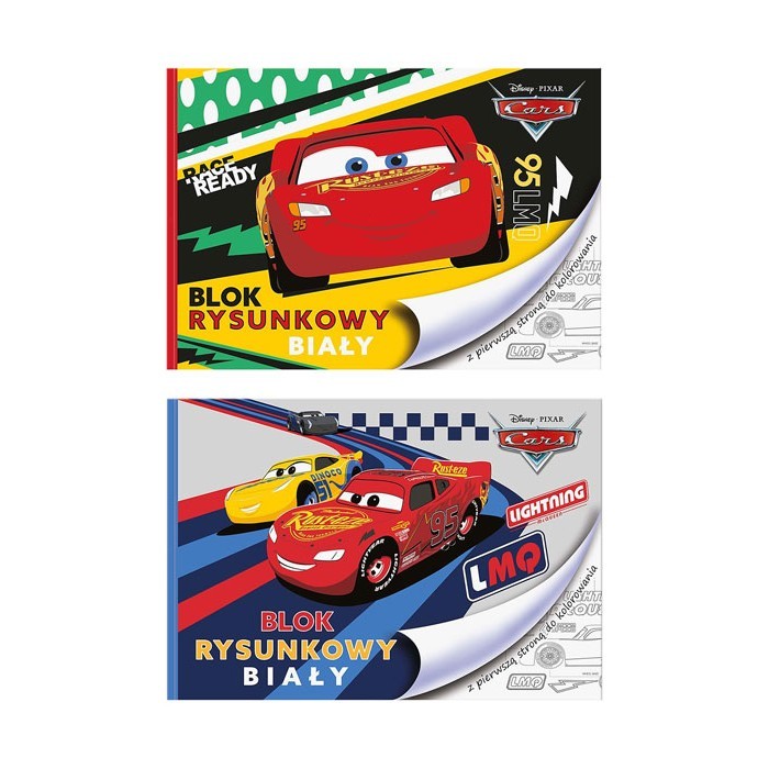 Cars Μπλοκ Ζωγραφικής 20 Φύλλων A4 (80gsm) 