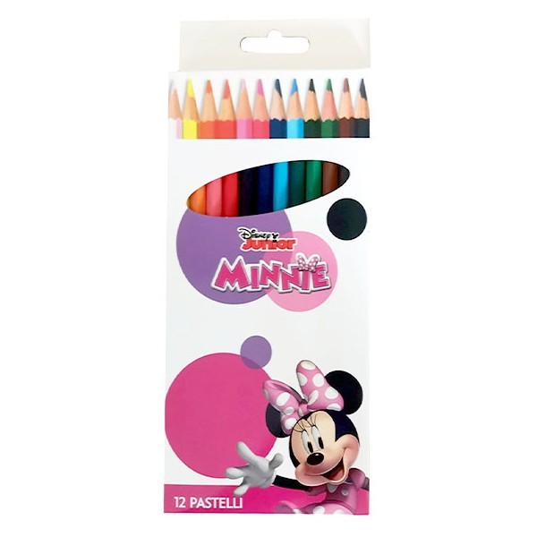 MiniMe Ξυλομπογιές Σετ 12 Χρώματα Minnie