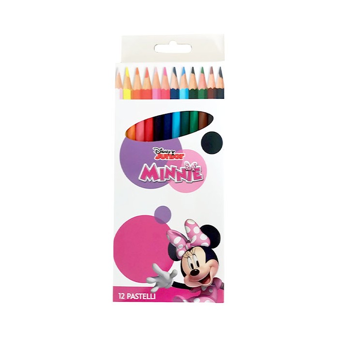 MiniMe Ξυλομπογιές Σετ 12 Χρώματα Minnie