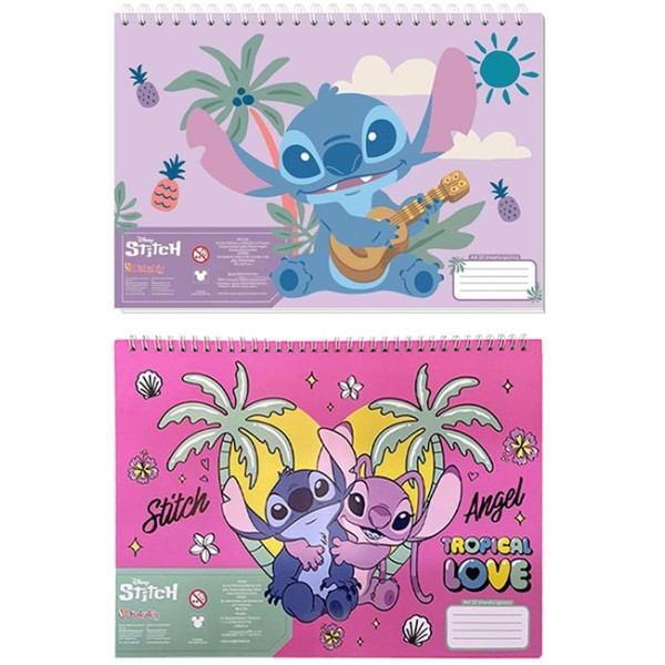 Lilo & Stitch Μπλοκ Ζωγραφικής Α4 30 Φύλλα