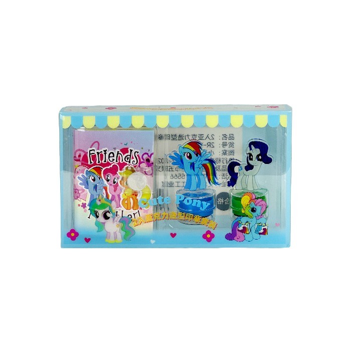 My Little Pony Σετ Σφραγίδων Με Σημειωματάριο Μικρό Πόνι