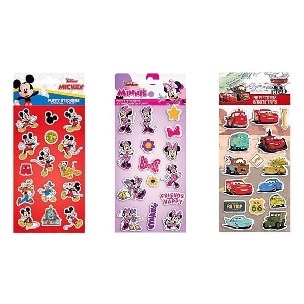 Puffy Αυτοκόλλητα 22x10cm Cars