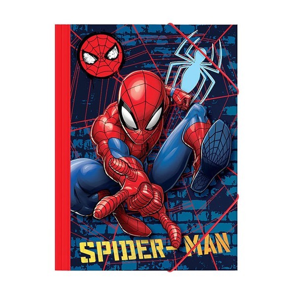 Spider Ντοσιέ Χάρτινο Λάστιχο Spiderman 25x35cm