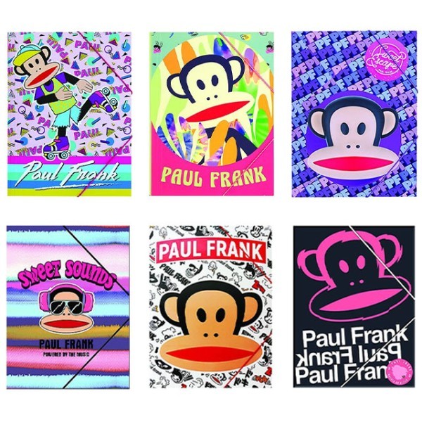 Frank Ντοσιέ Λάστιχο Α4 Paul Frank Headphones
