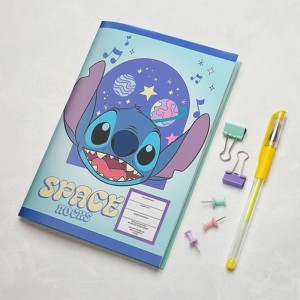 Stitch Τετράδιο Καρφίτσα 40φ Lilo & Stitch 25χ17cm 