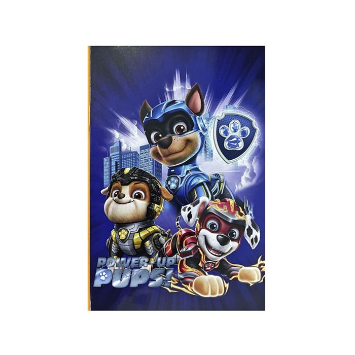 Paw Patrol Τετράδιο Καρφίτσα 40 Φύλλων 25x17cm