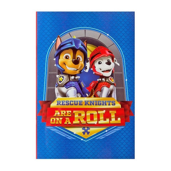 Rescue Knights Τετράδιο Καρφίτσα 40 Φύλλων Paw Patrol 25x17cm