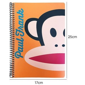 Paul Τετράδιο Σπιράλ 70 Φύλλων 2 Θεμάτων Paul Frank 25x17cm