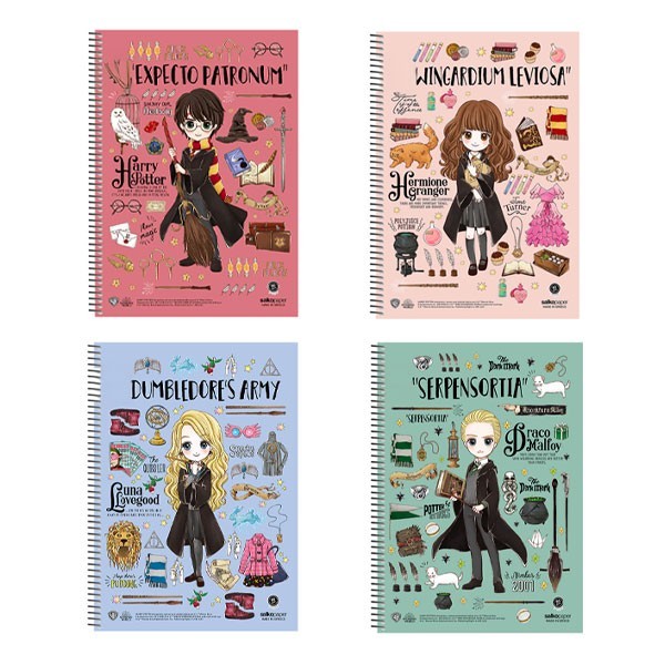 Magical  Τετράδιο Σπιράλ 2 Θεμάτων  Harry Potter 17x25cm Hermione Granger