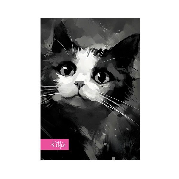 Kittie Τετράδιο Καρφίτσα 40 Φύλλων 25x17cm
