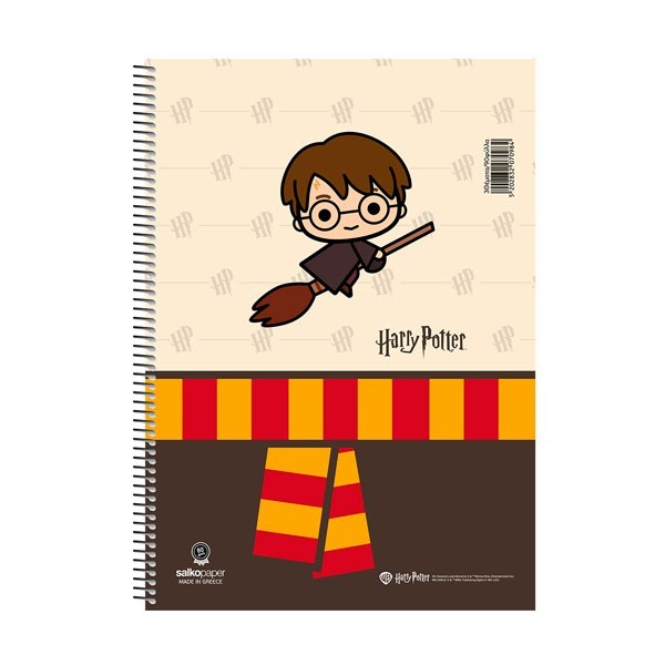 Charms Τετράδιο Σπιράλ 3 Θεμάτων Α4 Harry Potter 21x29cm