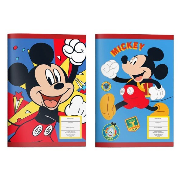 Mickey Τετράδιο Καρφίτσα 17x25cm 40 Φύλλων