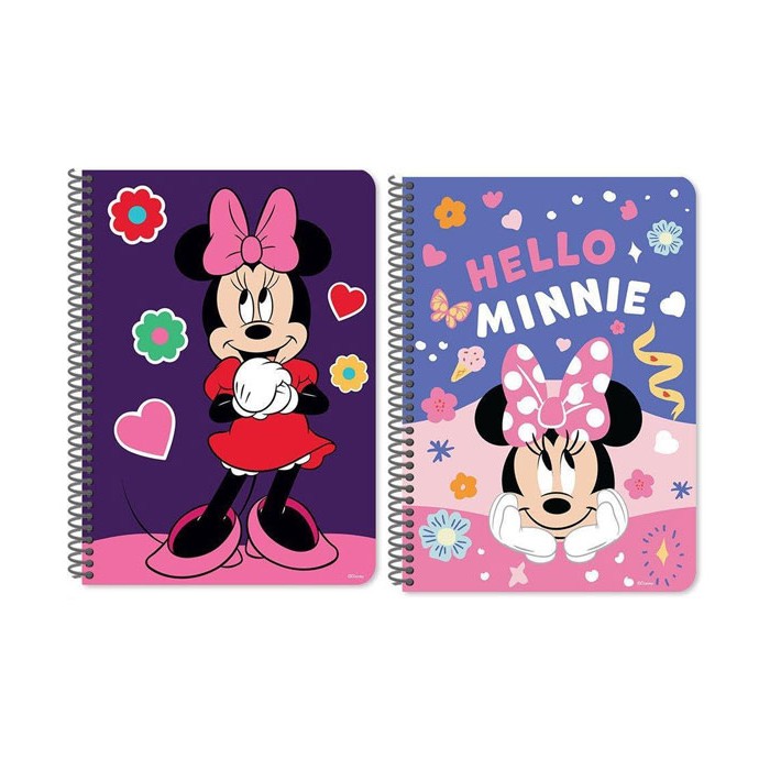 Minnie Τετράδιο Σπιράλ 17x25cm 2Θεμάτων 60 Φύλλα
