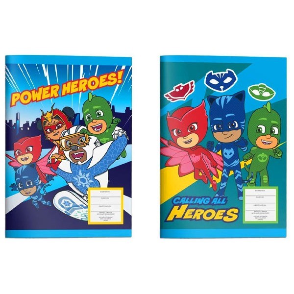 PJ Masks Τετράδιο Καρφίτσα 40φ 25χ17cm 