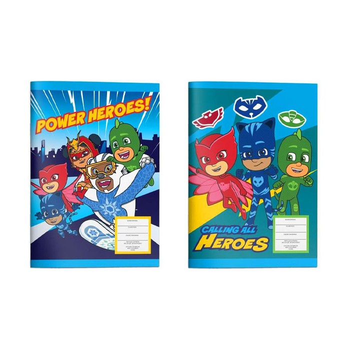 PJ Masks Τετράδιο Καρφίτσα 40φ 25χ17cm 