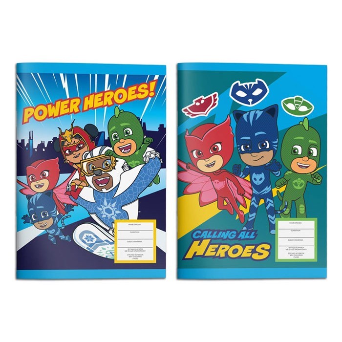PJ Masks Τετράδιο Καρφίτσα 40φ 25χ17cm 