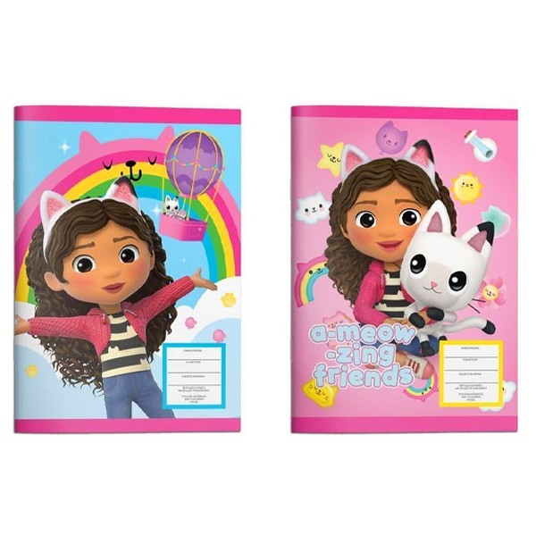 Gabbys Dollhouse Τετράδιο Καρφίτσα 40φ 25χ17cm 