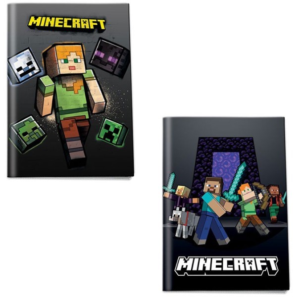 Minecraft Τετράδιο Καρφίτσα 17x25cm Με 40 Φύλλα