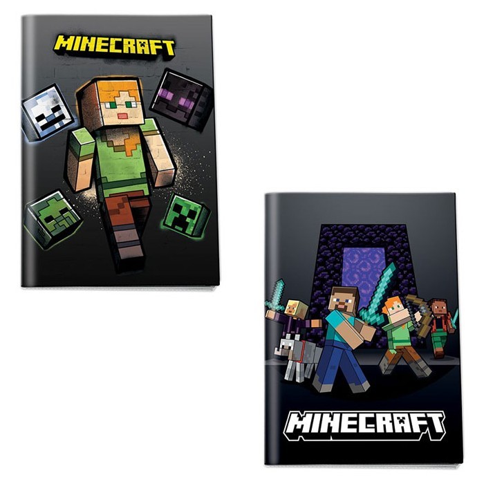 Minecraft Τετράδιο Καρφίτσα 17x25cm Με 40 Φύλλα