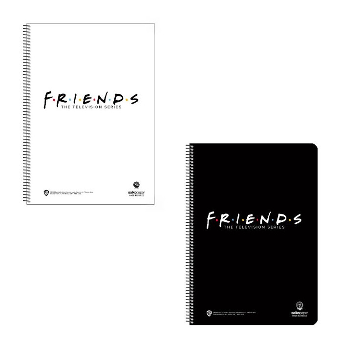  Friends Τετράδιο Σπιράλ V1. A4 2Θεμάτων 21x29cm
