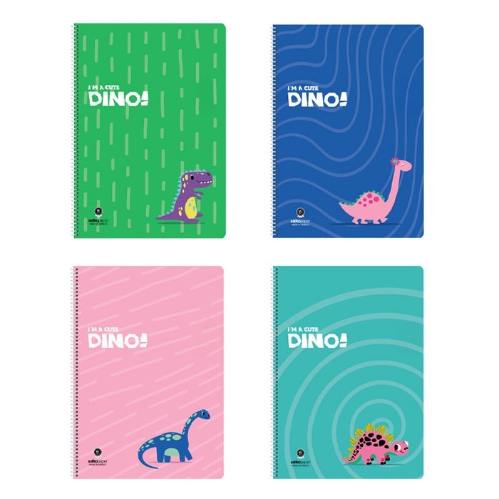 Dino Τετράδιο Σπιράλ A4 2Θεμάτων 21x29cm