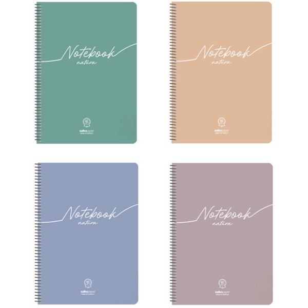 Note Book Τετράδιο Σπιράλ Α4 30 Φύλλων 21Χ29 cm Green