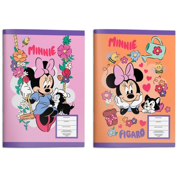 Pink Minnie Τετράδιο Καρφίτσα 17x25cm 40 Φύλλα