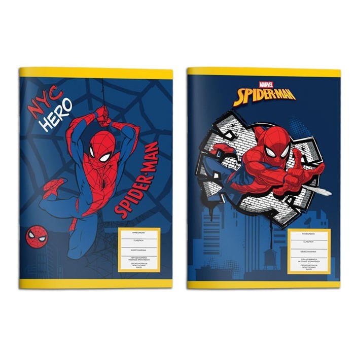 Spiderman Τετράδιο Καρφίτσα 17x25cm 40 Φύλλα